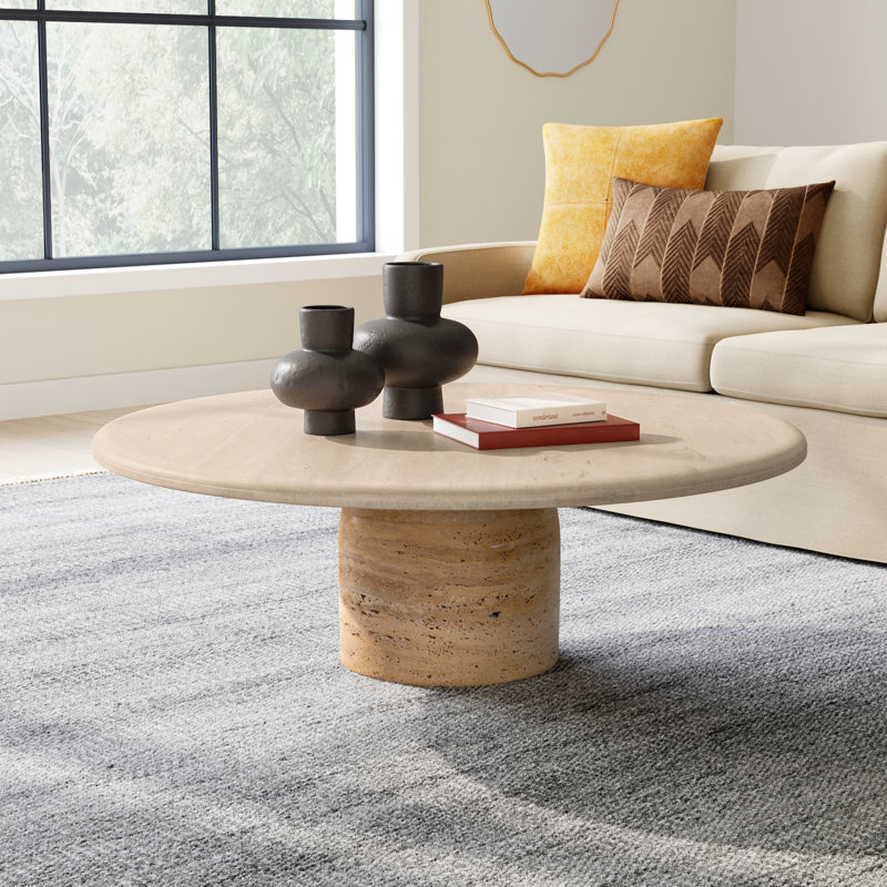 Joss & Main Winston 47" Round Coffee Table | Joss & Main